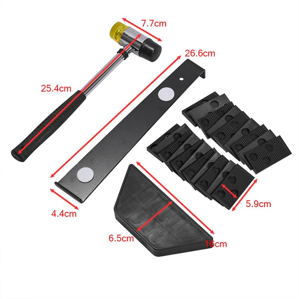 Hand Tool Set Pull Bar Laminate Installation Kit Rubber Hammer Floor Fitting Tool Wood Flooring