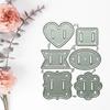 Buckle Cutting Dies Metal Stencil Template Mold Home School Handmade