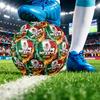 Messico calcio Stampato Taglia 5 Pallone da Calcio Resistente all'Usura Standard Allenamento Adulti Pallone da Calcio Regalo per Fan Partita Indoor Outdoor Sport