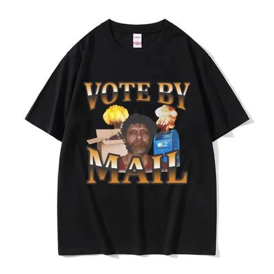 Vote Par Correspondance T-shirts Imprimés Graphiques Ted Kaczynski Femmes Décontracté Vintage T-shirt Manches Courtes Hip Hop T-shirt d'Été