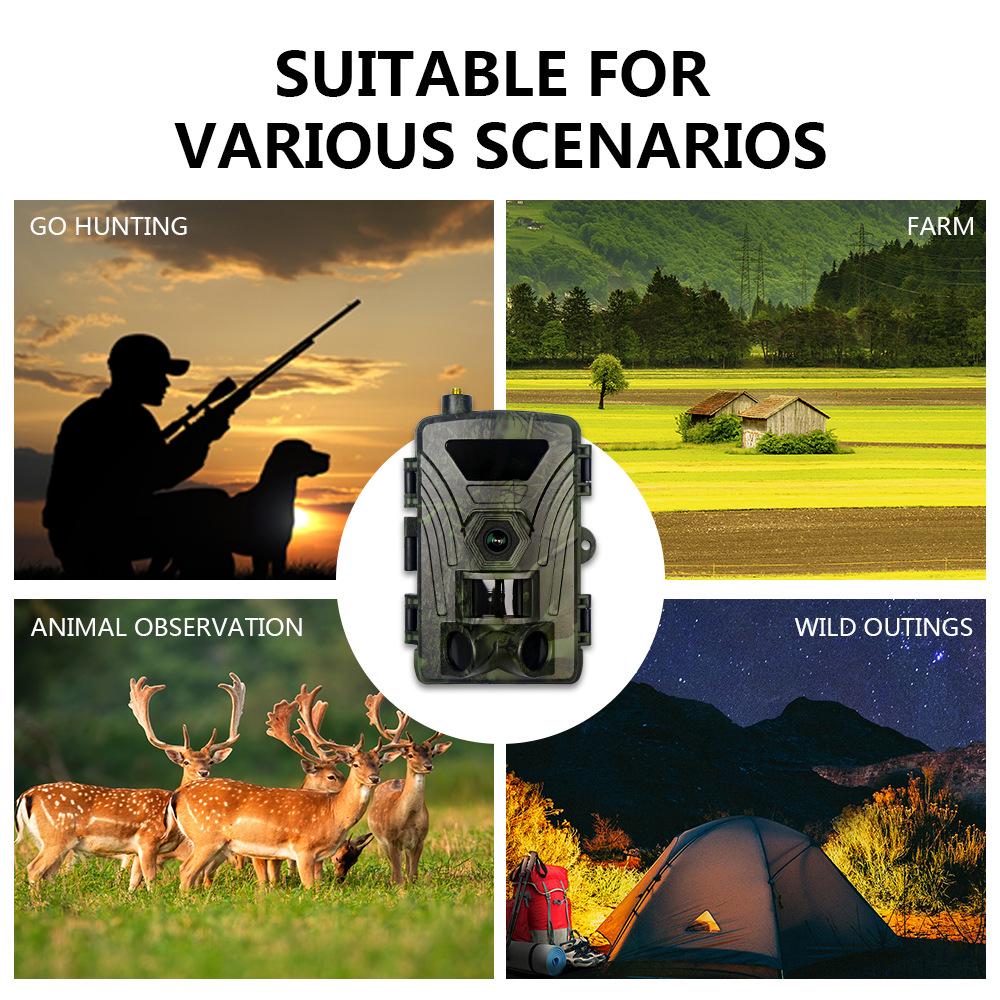 New 4G 4K 60MP Infrared Wildlife Camera with Night Vision - Model PR802LTE