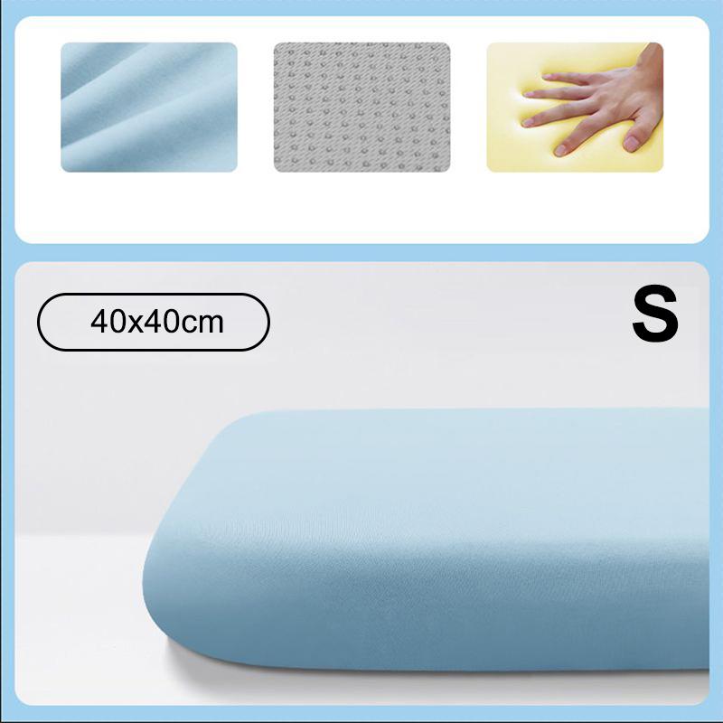 Traagschuim Ijszijde Elastische Stof Zitkussen Zacht Bureaustoelkussen Autostoelkussen Voor Lang Zitten Lendensteun Pijnverlichting