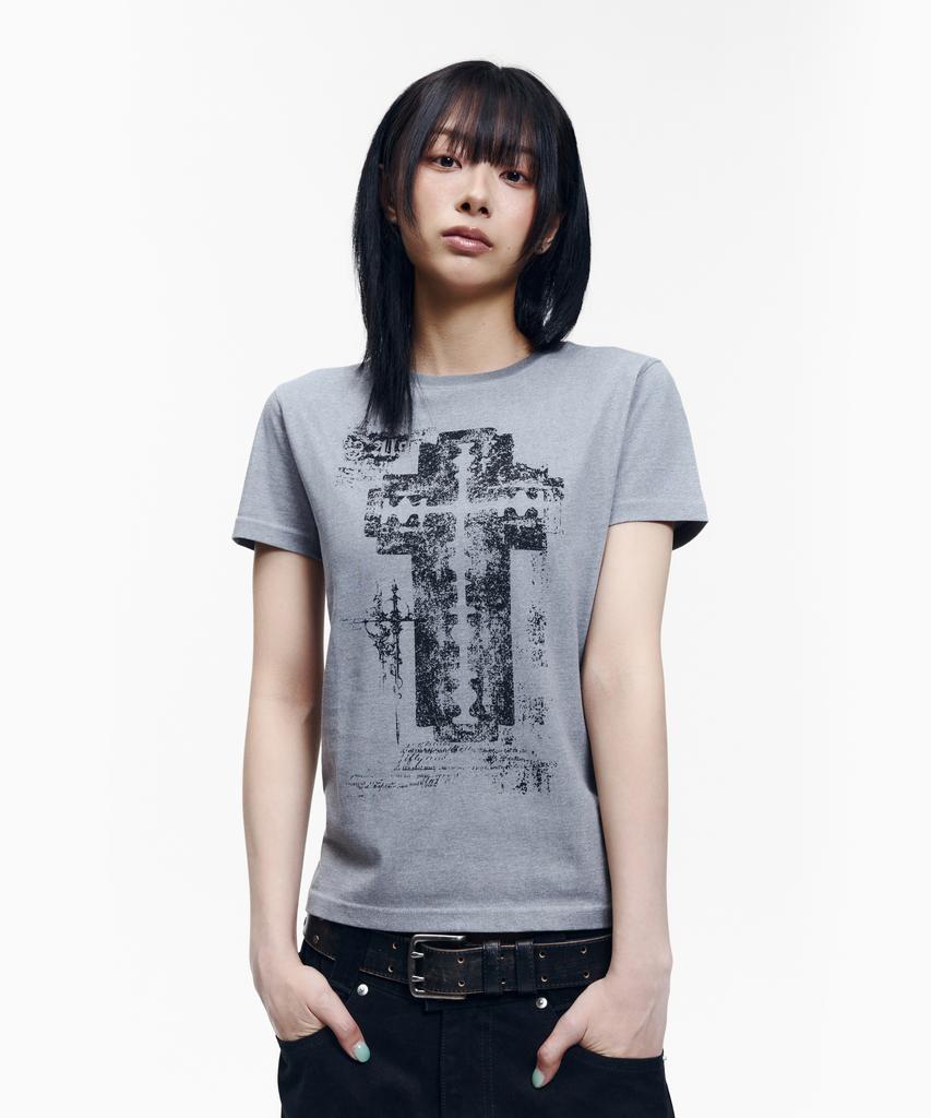 AAKAM Razor Cross Half Top (Gray)