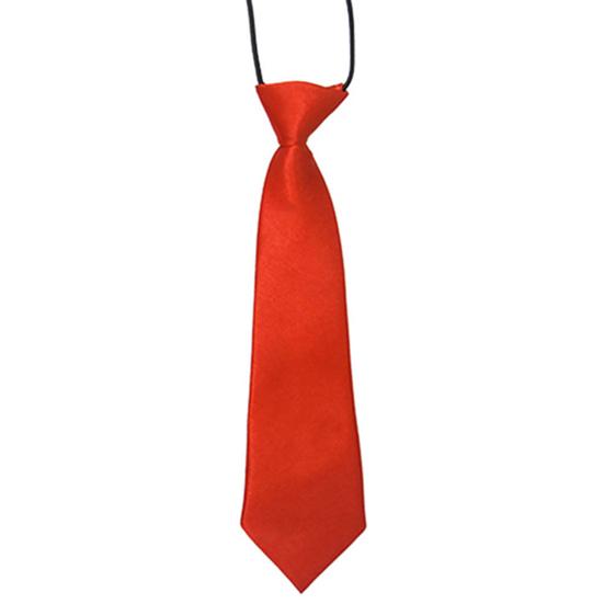 Necktie Breathable Elastic Solid Color Boy Stain Necktie for Wedding