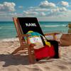 Custom Name Ultra-Soft Beach Towel with South Park Theme,Ideal for Pool - Camping, Diving - Perfect Travel Essential, Vibrant Beach Towel.