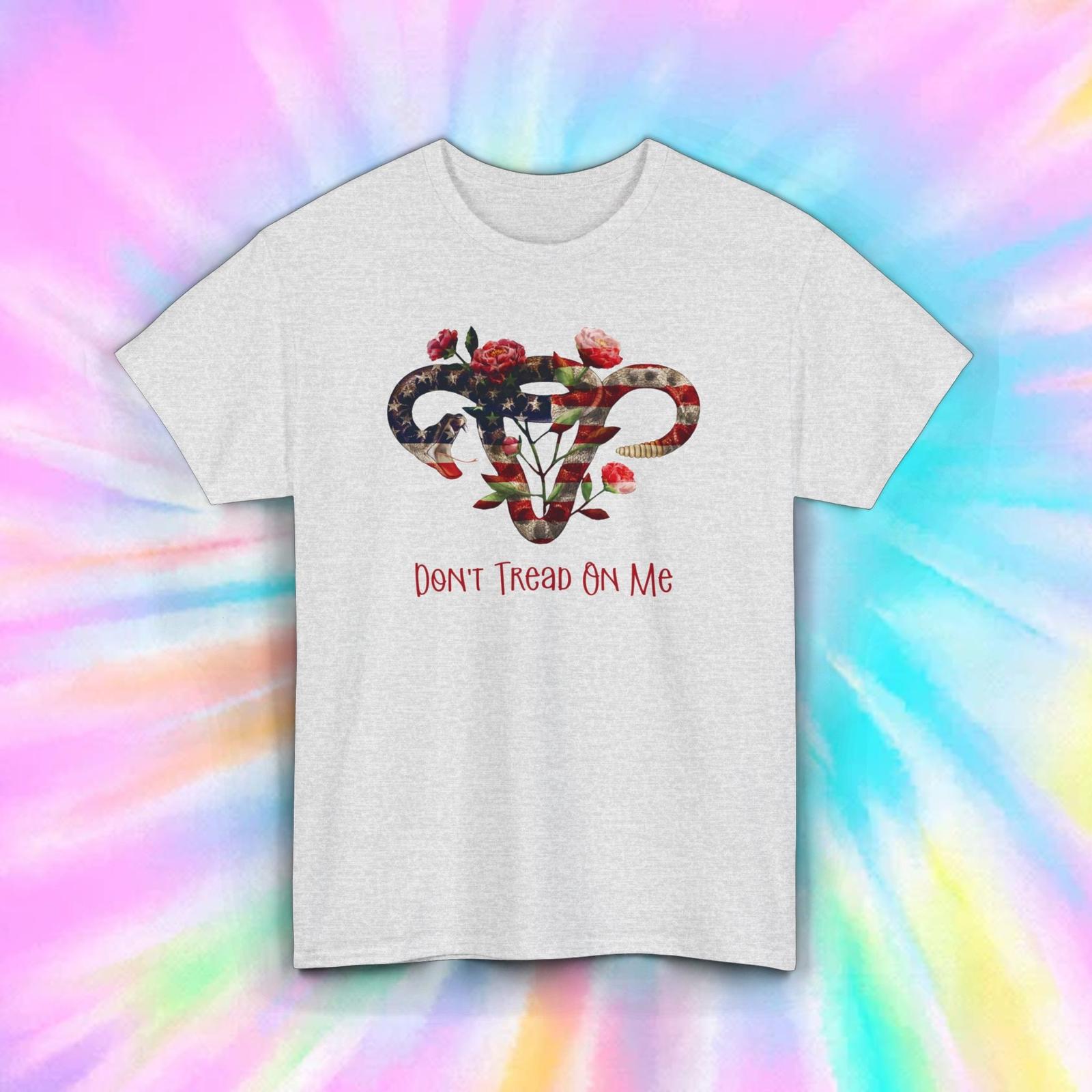 Don t Tread On Me T-Shirt Mens Womens Tees Top | Floral Gadsden Flag Graphic Tee | Patriotic Shirt 2XL