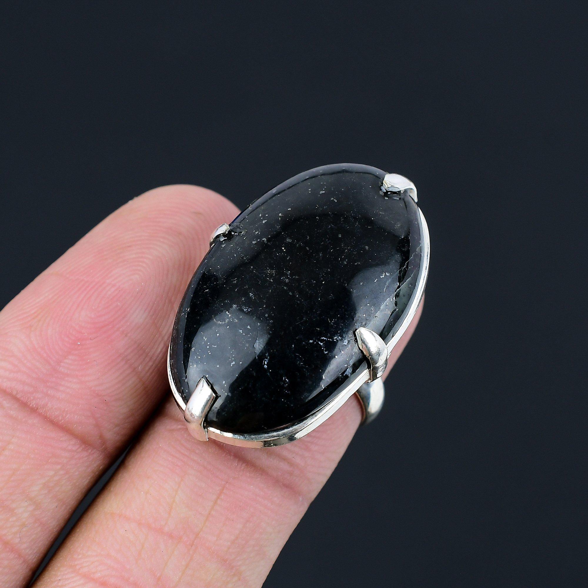 Memorial Day Sale Sterling Silver Vasonite Gemstone Mother Stackable Ring Size 6 6