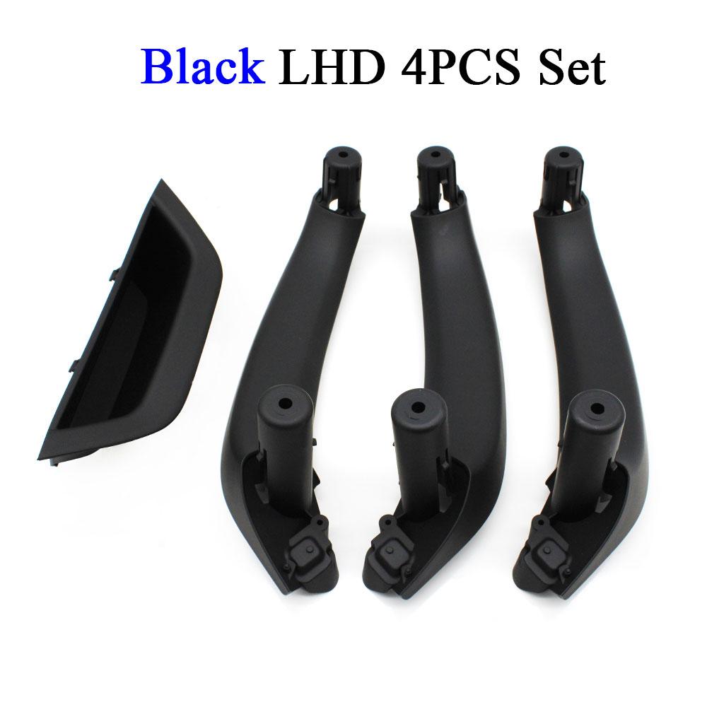 Car Interior LHD RHD Passenger Door Armrest Panel Cover Trim Pull Handle 4PCS Set For BMW X3 X4 F25 F26 2010-2016