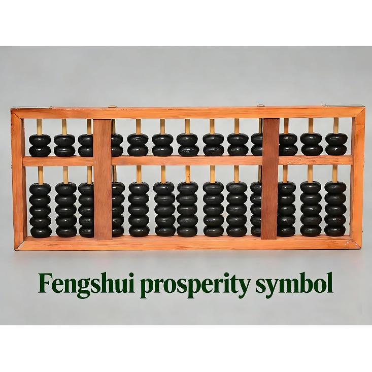 MAGIKON Vintage-Style Chinese Wooden Abacus, Chinese Lucky Calculator