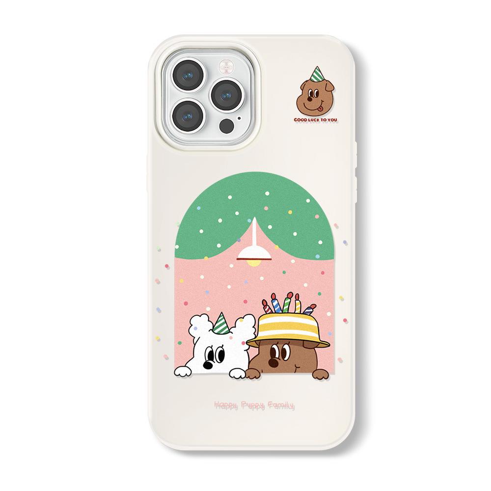 

Мультяшный силиконовый чехол Zhitai для iPhone 11-15, подходит для 12, 13, 14 Pro Max, 16 стилей, для женщин. iPhone 16 Pro Max