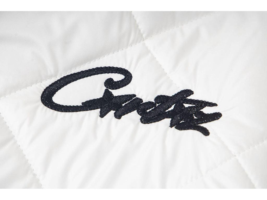 Chaqueta de Invierno Acolchada de Plumas Corteiz Alcatraz con LOGOTIPO Bordado