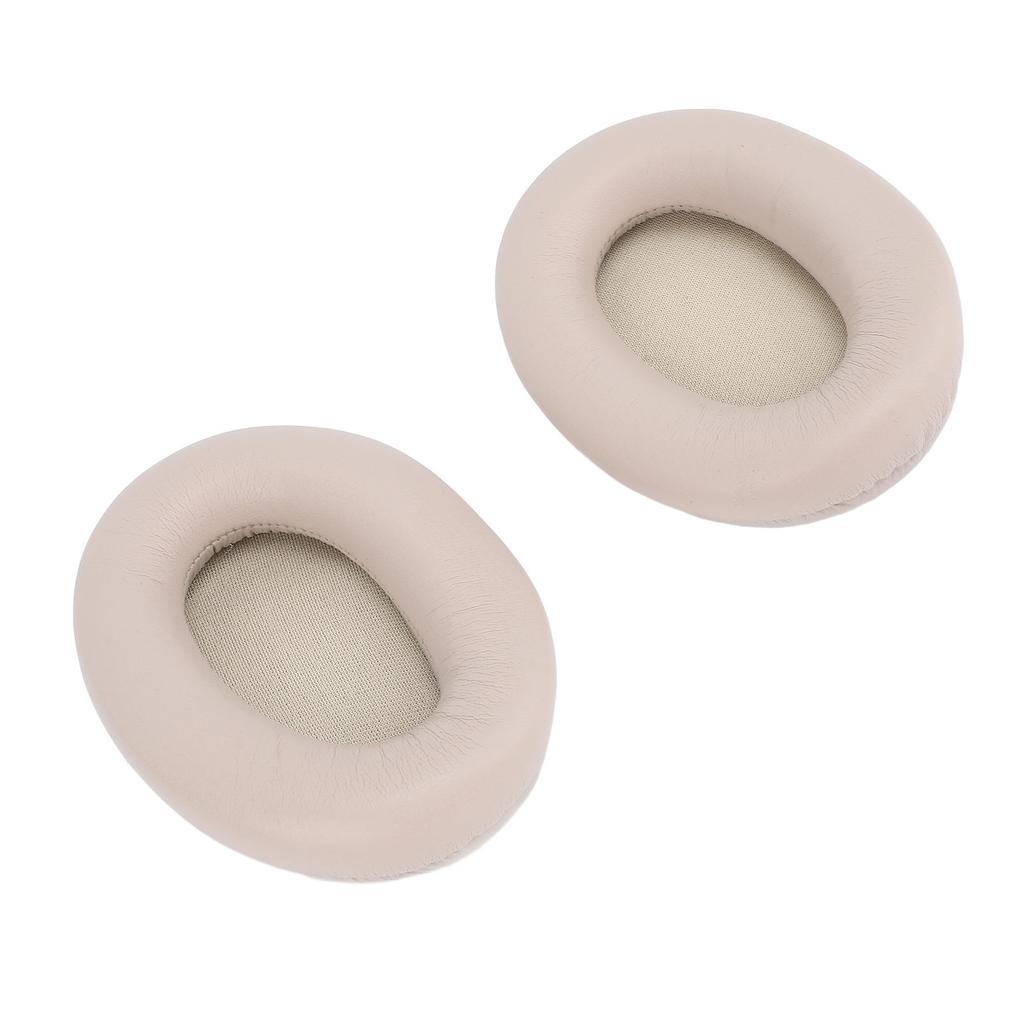 2 Pcs Ear Pads for WH1000XM3 Protein Leather Memory Foam Headset Replacement Ear Cushions Grey
