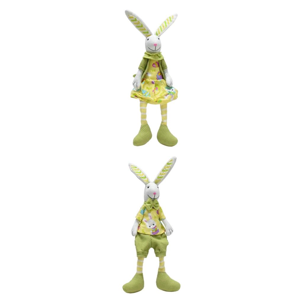 Feder-Figur Osterhase Dekoration für Ostern Hochzeit Bücherregal