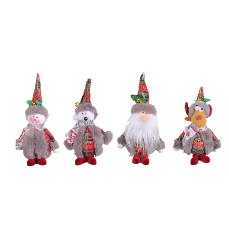 Christmas Doll Pendant Christmas Tree Ornament Forest Claus Pendant Pygmy Doll Small Pendant