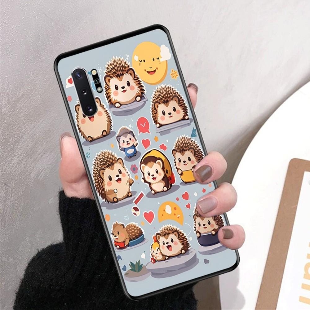 

hedgehog animal Phone Case For Samsung Note 8 9 10 20 pro plus lite M 10 11 20 30 21 31 51 A 21 22 42 02 03 Samsung A22 5G