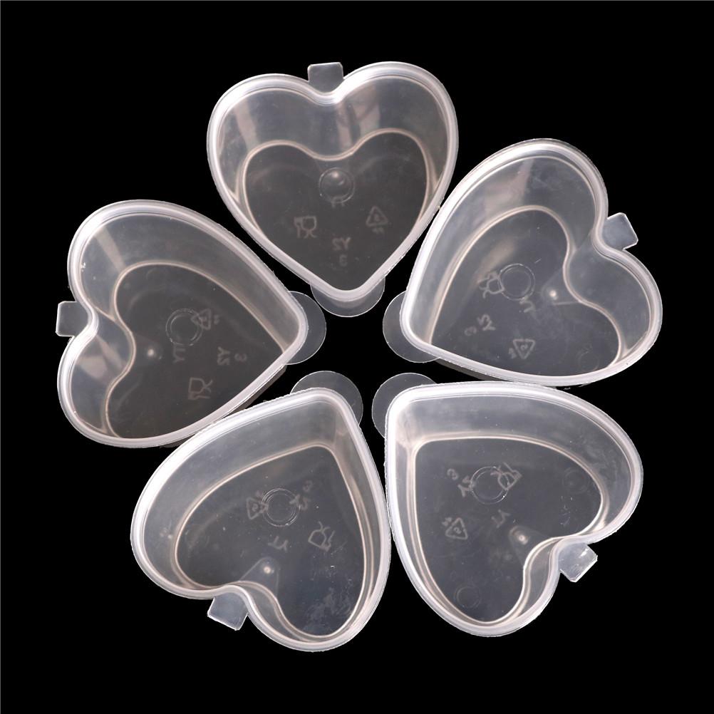 25/30ML 10 Pack Round Slime Foam Ball DIY Printing Craft Storage Containers Organizer Box with Lids Small Sundries Storage