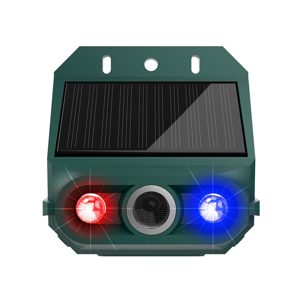 Ultrasonic Solar Animal Repeller with Infrared Sensor and Flashing Bird Deterrent