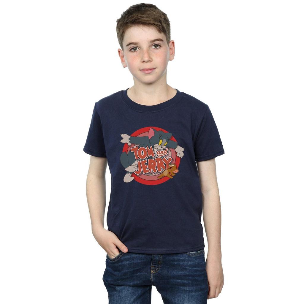 Tom and Jerry Boys Classic Catch Cotton T-Shirt