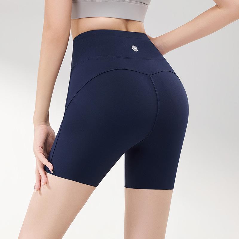 Women's High-Waist Yoga Cycling Shorts - Summer Fitness & Running Wear