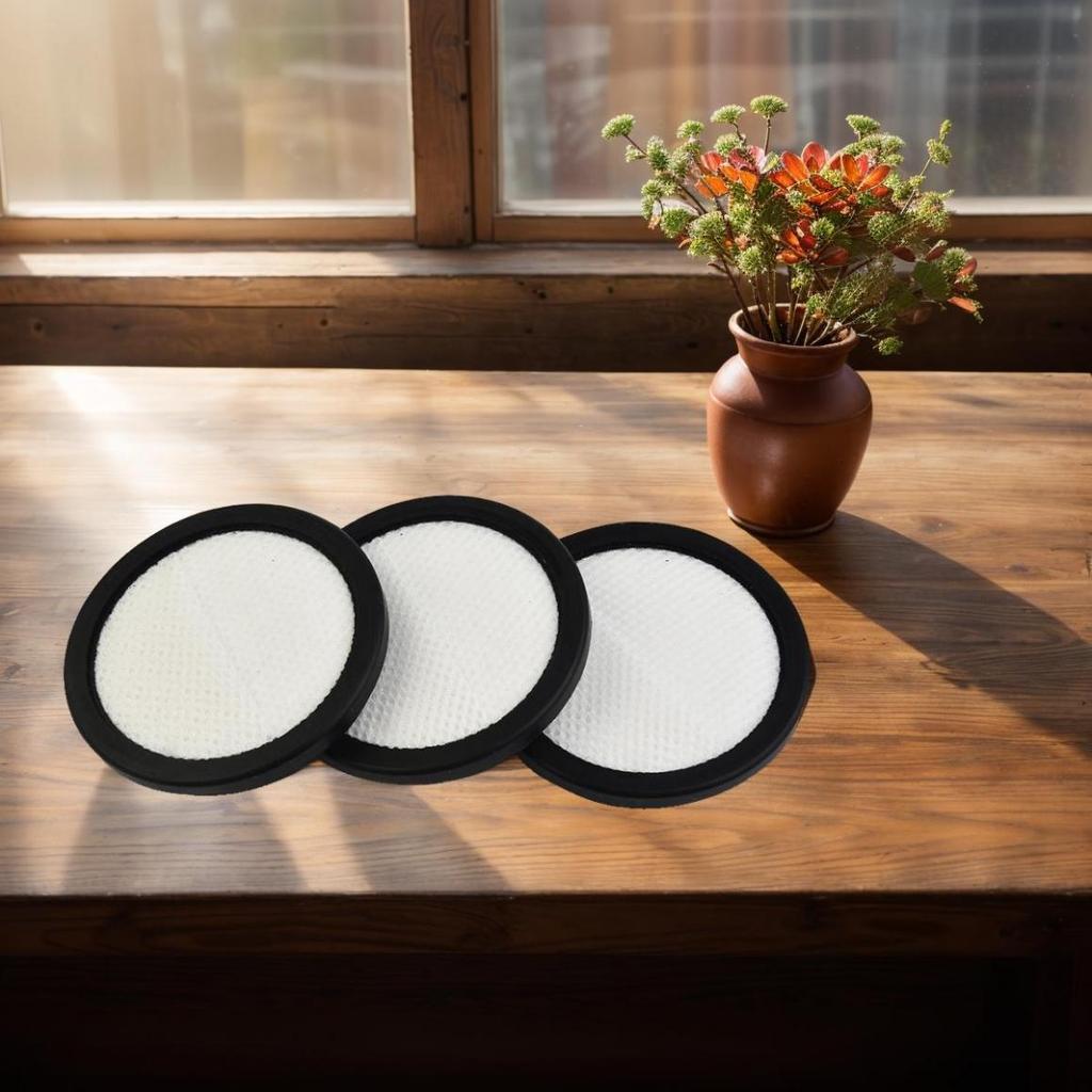 Filter 98*90*41mm Replace Accessories White Black 3pcs Vacuum Cleaner Useful