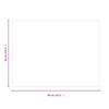 Fireplace Glass Plate Transparent 80 X 60 Cm Glass