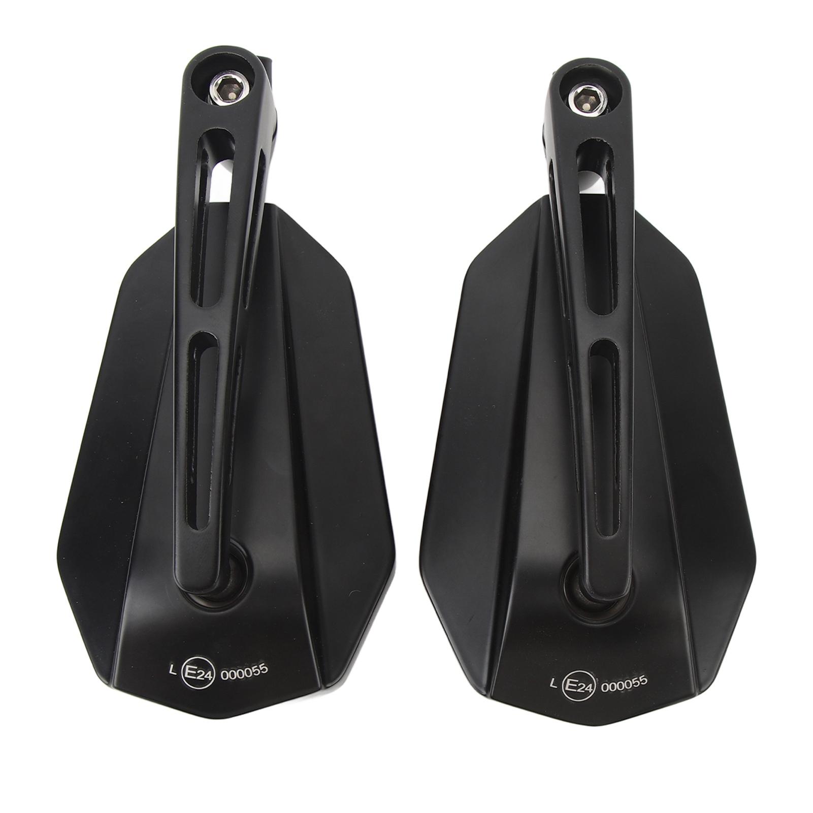 1 Pair Rearview Side Mirrors Rotatable Side Mirror for CB1000R Shadow 000V Silv Wing