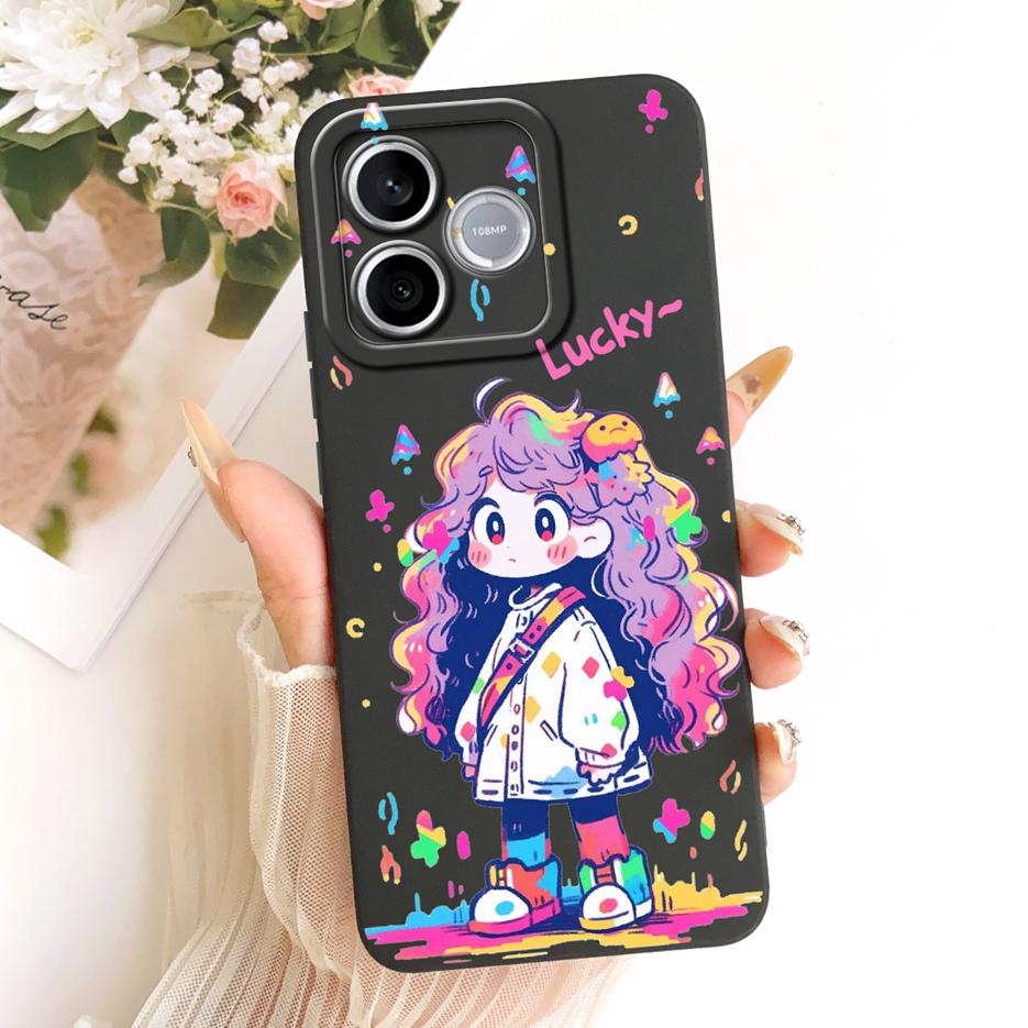 For Honor 600 Lite Case LNA-NX1 Cute Funny Cartoon Cover Shockproof Soft Silicone Case For Honor 500 Smart Honor600 Lite 5G Bags