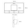 Smart control panel 6.2" screen white remote control Zigbee WiFi Bluetooth Tuya gateway