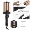 Pretfy Hair Curling Iron 3-Barrel 32mm Hair Waver Hair Curler Temperature   LCD Temp Display Hair Styling Tool