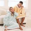Wearable Blanket Hoodie for Men Oversized Hooded Blankets Sweatshirt Cozy Warm Fleece Blanket with Sleeves Adults Winter House Robes With Pocket