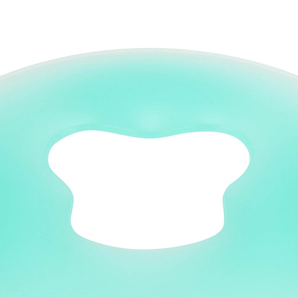Soft Silicone Pillow Comfortable Skin Friendly Round   Spa Relax Silicone Face Pillow