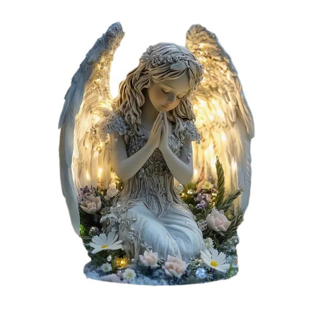 Gorgeous Angel Cross Decoration,for Desk And Living Room Decoration,for Garden Angel Statues