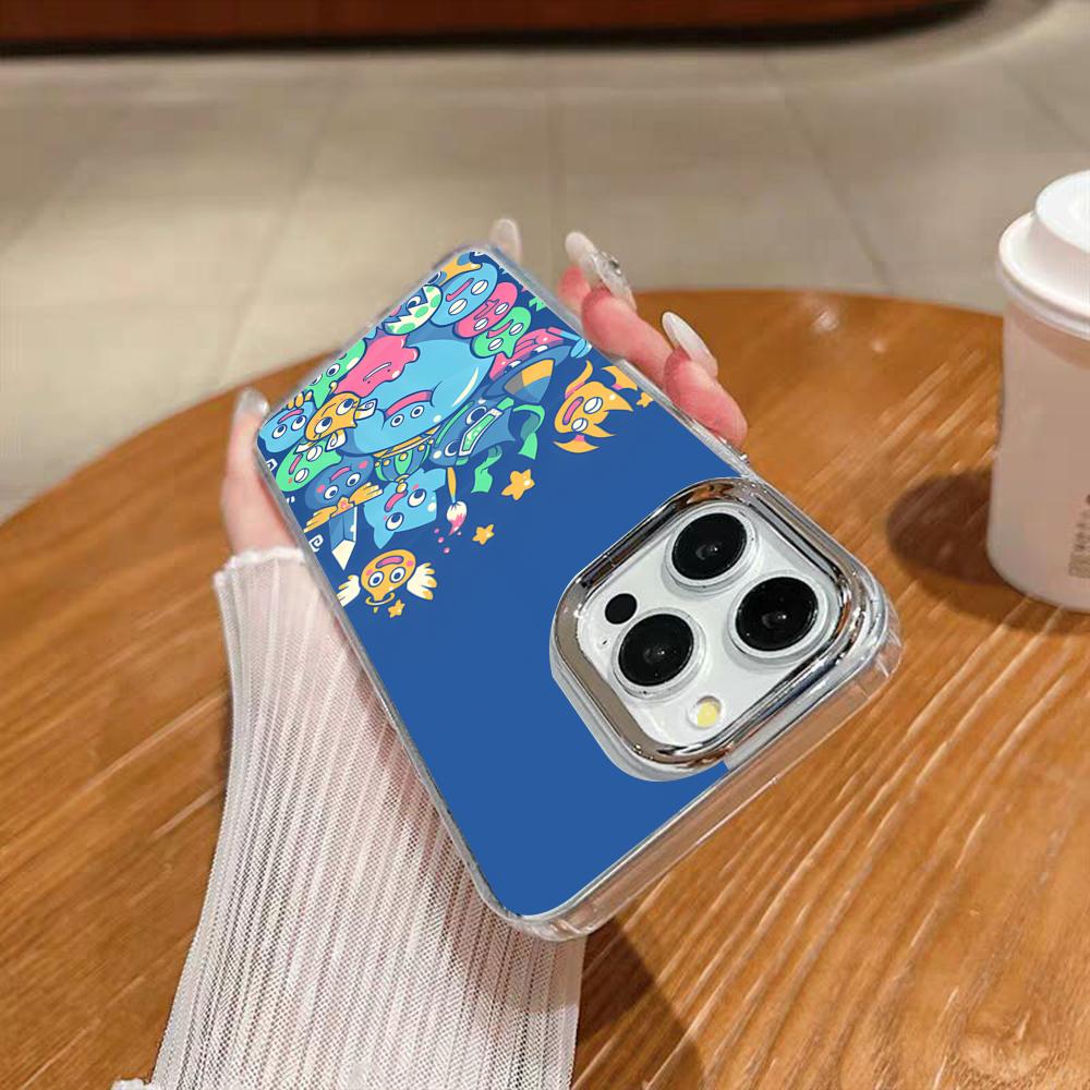 D-Dragon Quest Slime Phone Case For Iphone 17 16 15 14 13 12 11 Pro Max Xr Air Plus Silicone Cover Silver Hard Shell Cover
