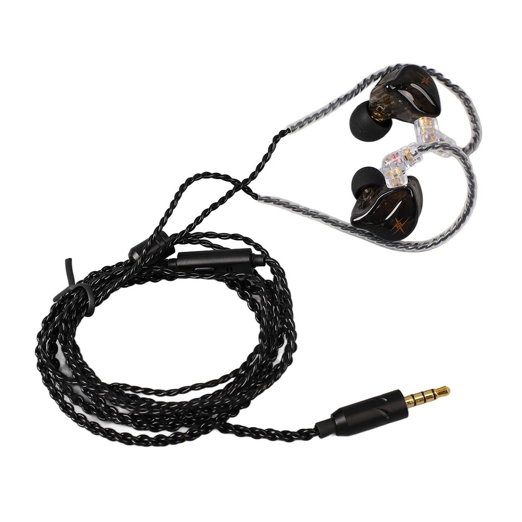 Monitoring   Wired Earphones Composite Magnetic Coil Corded Earphones for Game Music Running Sports