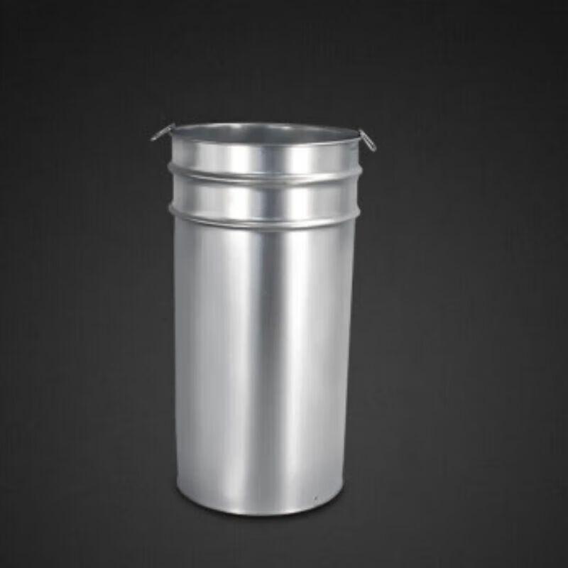 Galvanized Round Outdoor Trash Can Inner Liner