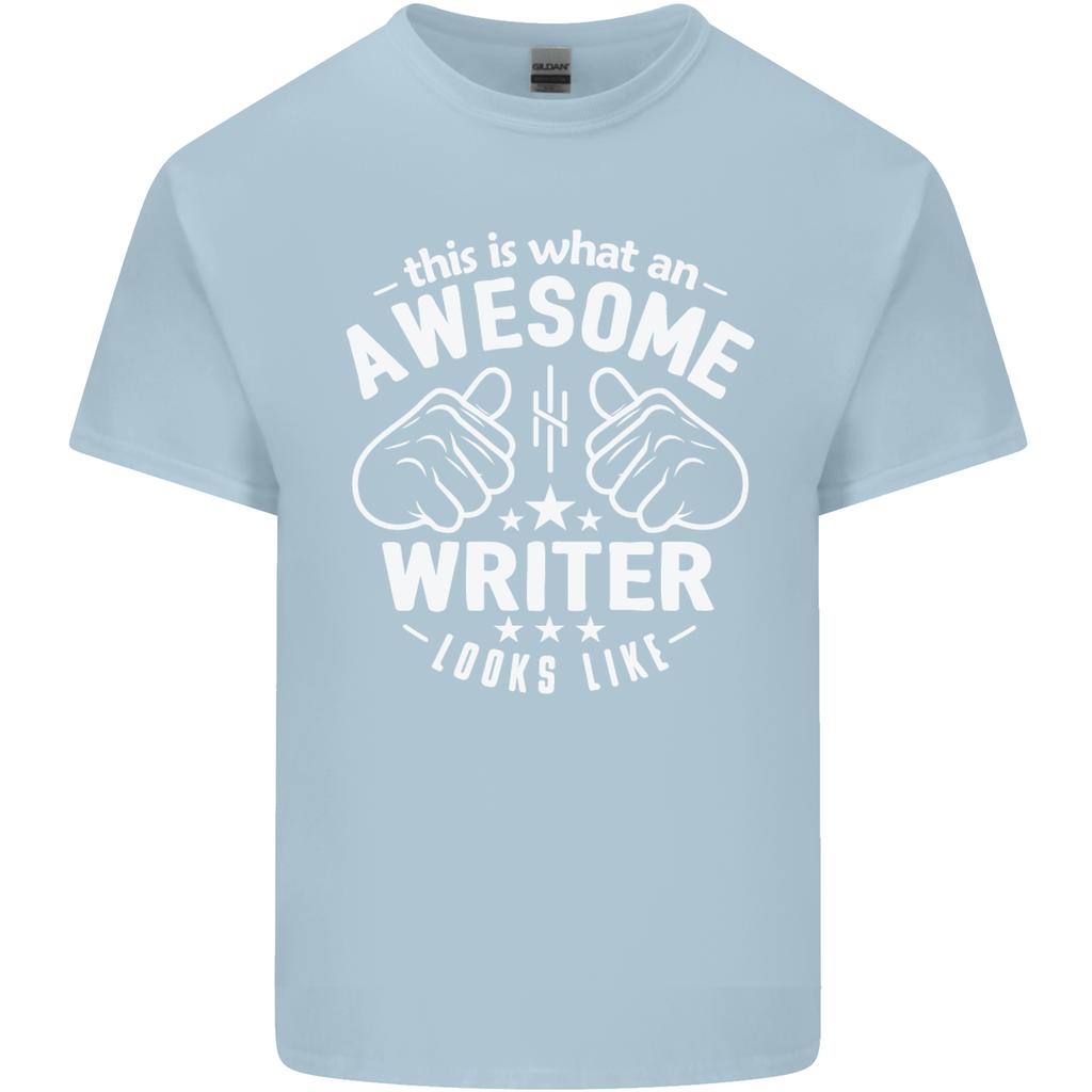 This Is What an Awesome Writer Looks Like Unisexs Light Cotton TShirt
