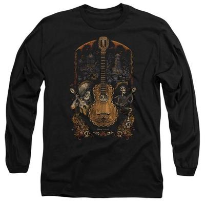 Coco Camiseta Unissex Adulto Ernesto Miguel Hector Pintado com Guitarra