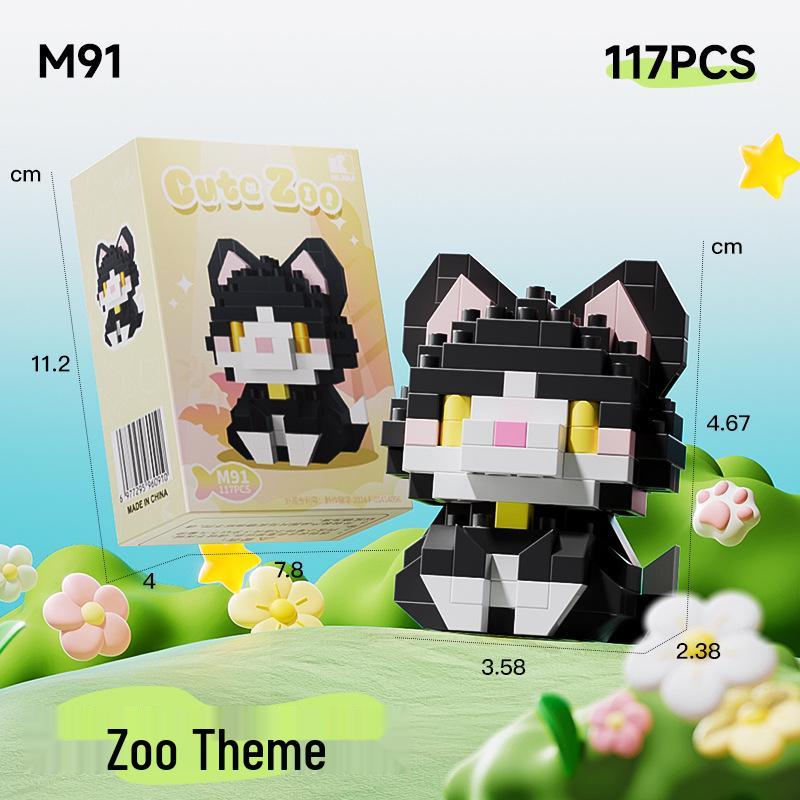 Pirate Anime Character Building Blocks for Kids - Educational Assembly Desktop Ornaments