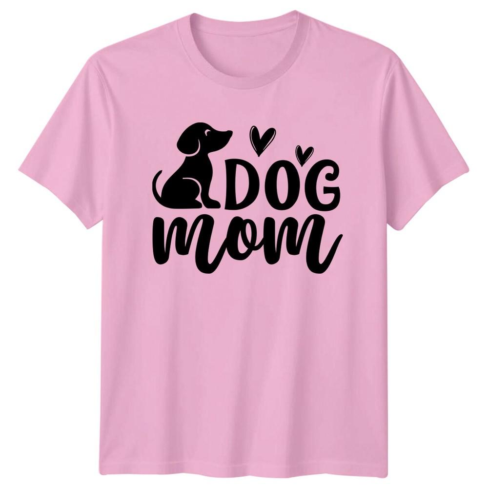 Dog Mom Love Heart TShirt Funny Dog Owner Tee