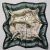 68cm Pure Silk Square Scarf Women Elegant Lightweight Wrap Fashionable Neckwear Stylish Accessory
