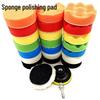 Car Detailing Polishing Pad Set - 3" to 7" Glazing, Waxing, Sanding Sponges