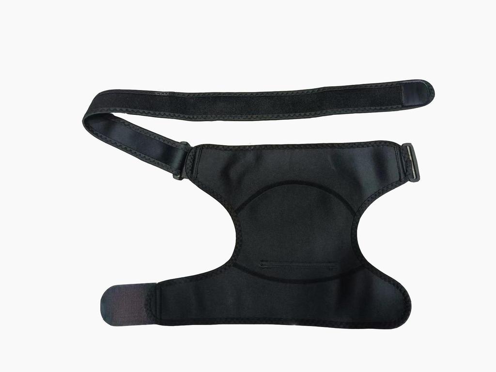 Adjustable Sports Shoulder Guard for Injury Prevention - Weightlifting & Fitness Support, Single Strap for Left or Right Arm