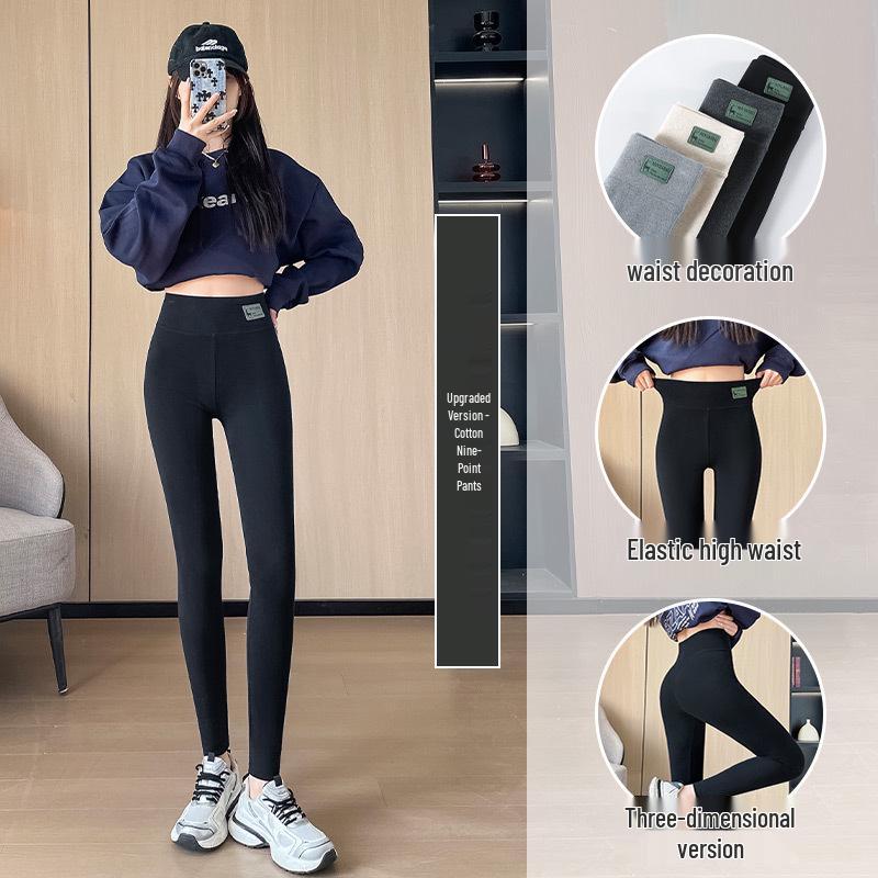 Women s 2026 Sporty High-Waisted Fleece Leggings - No Lines, No Roll, Warm & Stylish Large