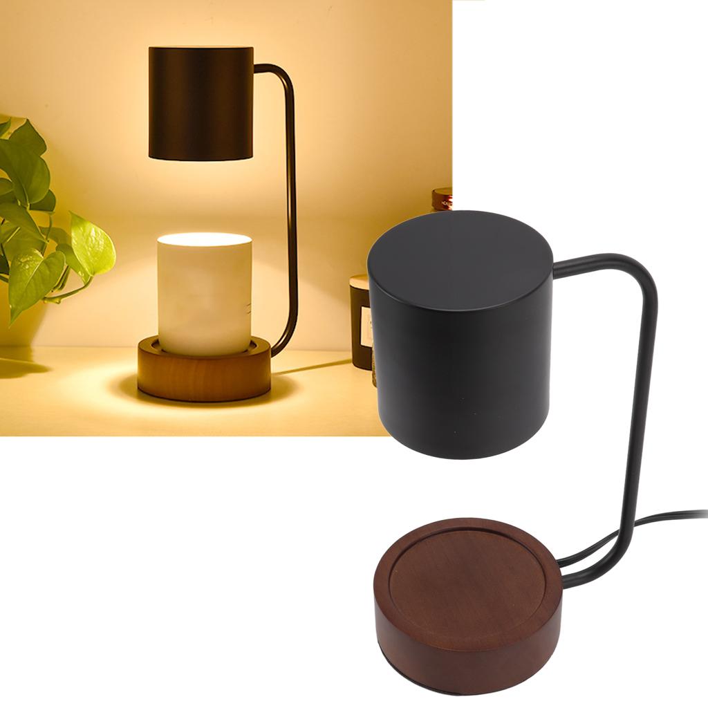 Chauffe-bougie 50 W, simple, sans fumée, à intensité variable, idéal pour la lecture et le yoga.