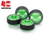 Tamiya Mini 4WD Special Edition Mini 4WD 40th Anniversary Super Hard Tires Wheels 95640 Green Low-Tight & 12-Spoke