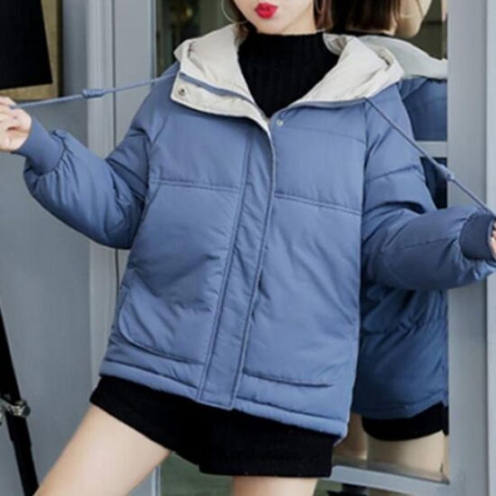 Navava Women Color Block Hooded Padding Nc419