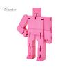 Wooden Cube Robot Toy Educational Transforming Robot Action Figure 3D Puzzle Twisted Cube Robot Building Block Toy Toddlers Boys Girls Gift