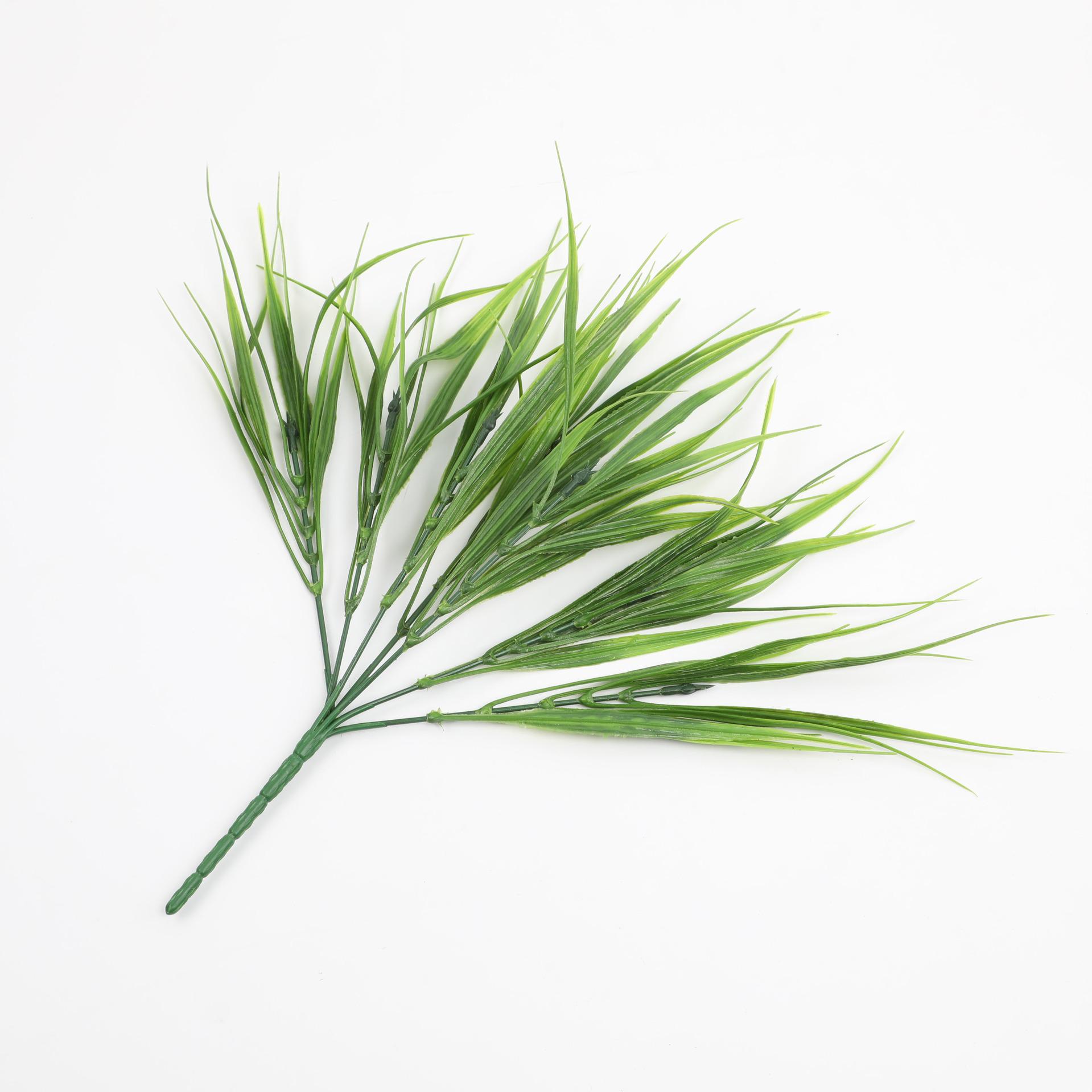 

Искусственная семизубчатая весенняя трава, пластиковая стена из весенней травы с растениями травянисто-зеленого цвета, перегородка-забор, цветочная композиция, домашнее садоводство зелёный