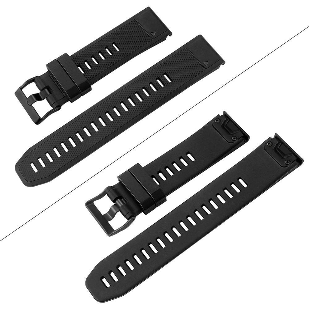 20mm 22mm 26mm QuickFit Armband für Garmin Fenix 6 6X 6S /5S 5X 5 Plus 3HR Silikonarmband für Forerunner 945 935/Instinct Uhrenarmband