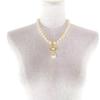 Great Vivienne Westwood Necklace ONE ROW PEARL DROP CHOKER Orb Women Used